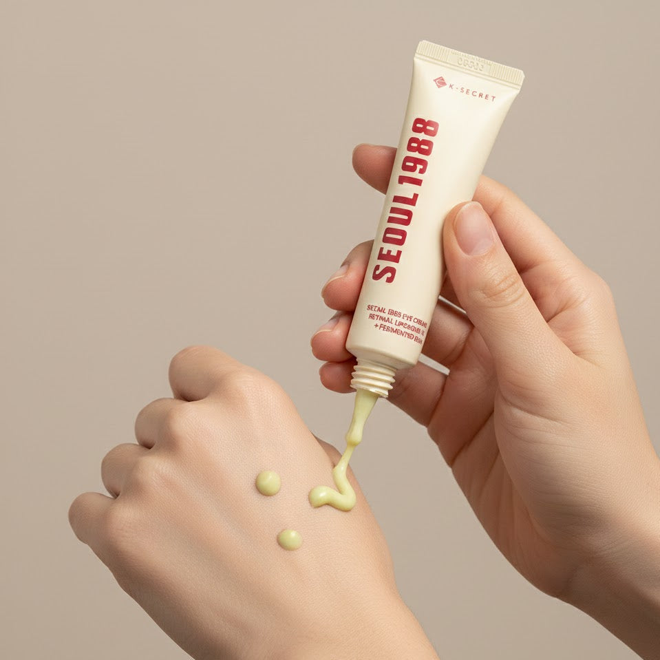 K-SECRET – SEOUL 1988 Eye Cream: Retinal Liposome 4% + Fermented Bean, 30ml