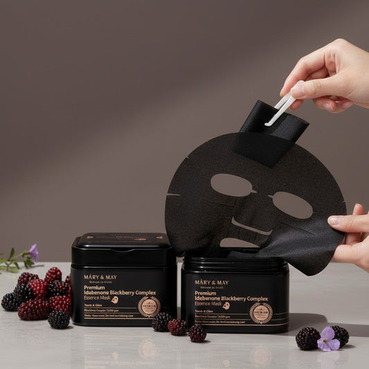 Mary & May – Premium Idebenone Blackberry Complex Essence Mask
