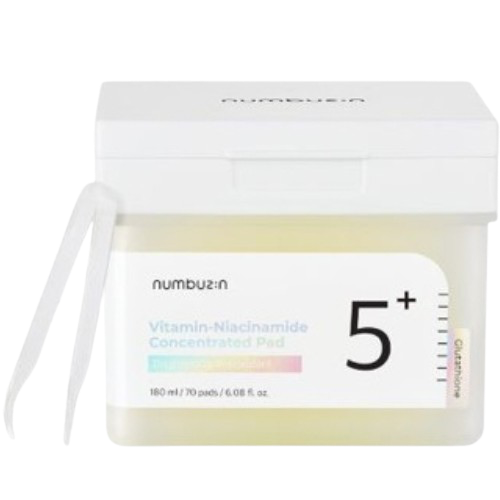 Numbuzin – No.5+ Glutathione Vitamin Niacinamid Concentrated Pad 