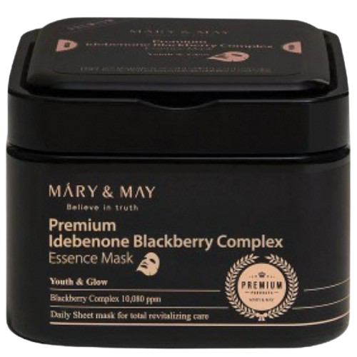 Mary & May – Premium Idebenone Blackberry Complex Essence Mask