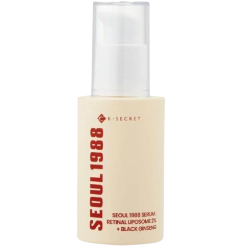 K-SECRET – SEOUL 1988 Serum: Retinal Liposome 2% + Black Ginseng, 30ml