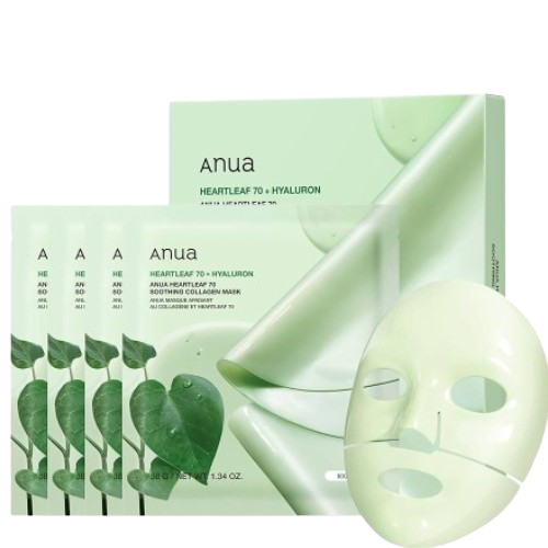 Anua – Heartleaf 70 Soothing Collagen Mask 1pc