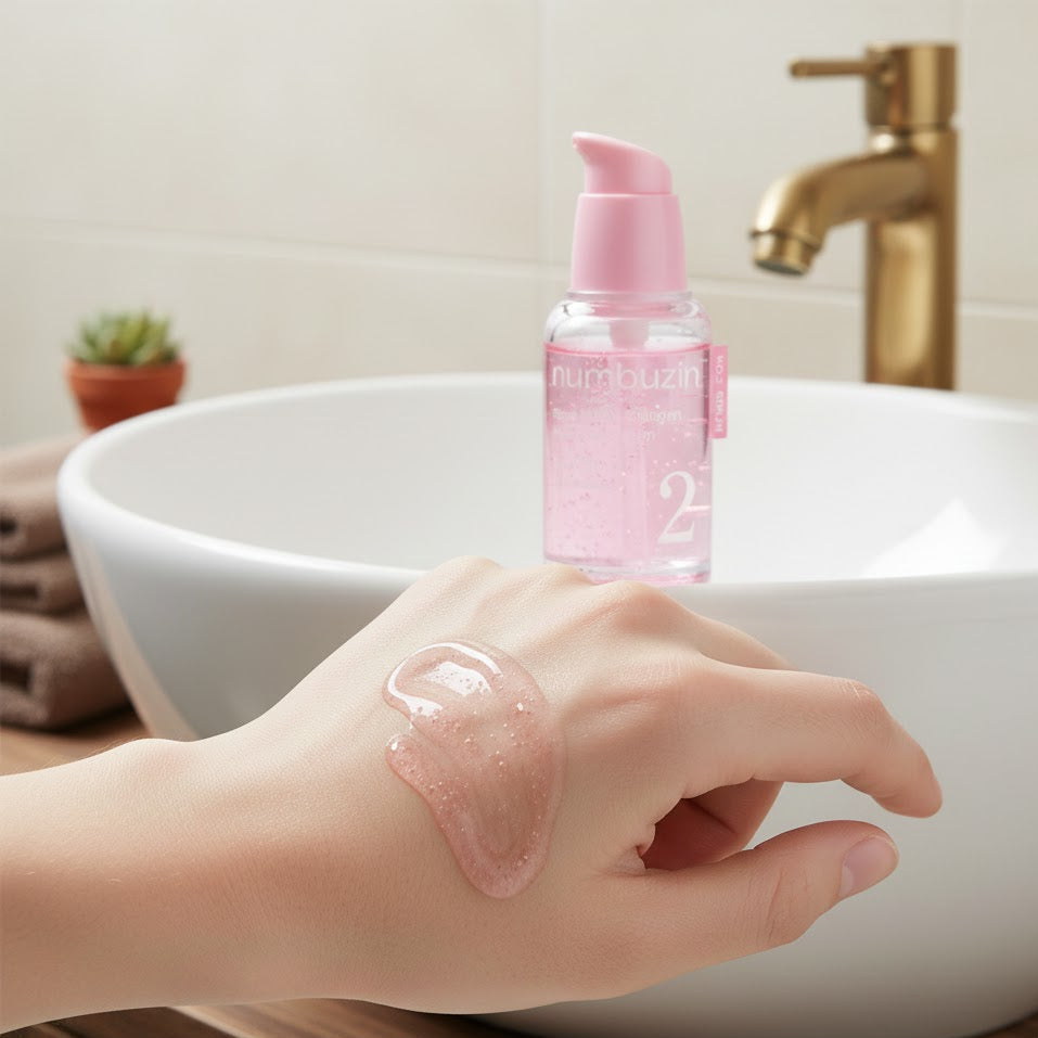 Numbuzin – No.2 Rose PDRN Collagen Plumping Serum, 30ml