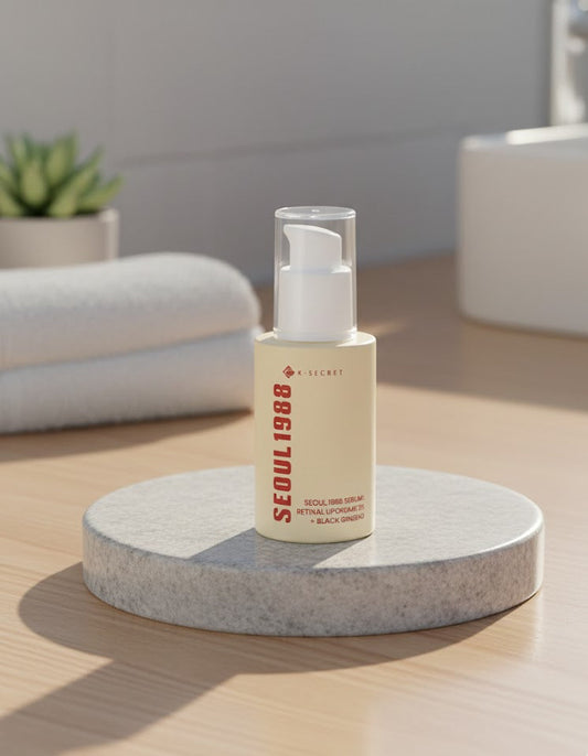 K-SECRET – SEOUL 1988 Serum: Retinal Liposome 2% + Black Ginseng, 30ml
