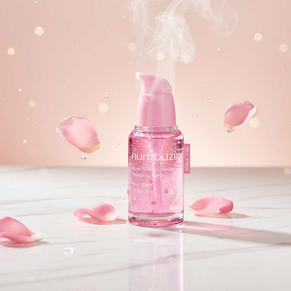 Numbuzin – No.2 Rose PDRN Collagen Plumping Serum, 30ml
